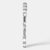 カハヌガーデンハワイアンパーム葉ズグレイ Case-Mate iPhoneケース (裏面 / 右)