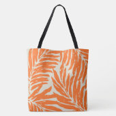 カハヌガーデンハワイアンパーム葉ズビーチバッグ トートバッグ (裏面)