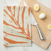 カハヌガーデンハワイアンパーム葉ズ キッチンタオル (四つ折り)