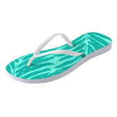 カハヌガーデンハワイアンパーム葉ズ ビーチサンダル (アングル)