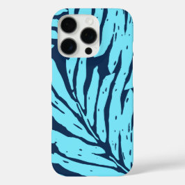 カハヌガーデンハワイアンパーム葉ターコイズ iPhone 16 PROケース