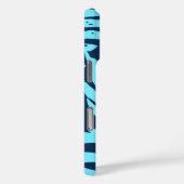 カハヌガーデンハワイアンパーム葉ターコイズ Case-Mate iPhoneケース (裏面 / 右)