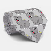 カバおよび鳥のタイ ネクタイ (ロール)