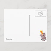 カバが大声で燃え上がる ポストカード (裏面)