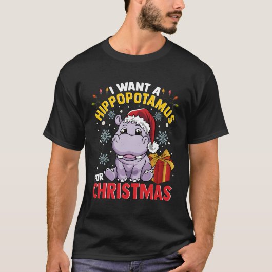 カバが欲しい Tシャツ (正面)