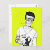 カバが死んではいない ポストカード (正面/裏面)