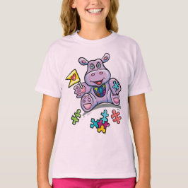 カバさんと迷子のピース Tシャツ