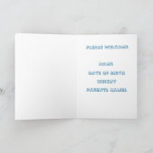 カバとの写真フレームの誕生の発表 案内状 (内部)