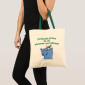 カバとバードフレンズ トートバッグ (正面(商品))