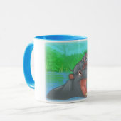 カバのしぶき マグカップ (正面左)