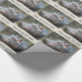 カバのカスタムな包装紙 ラッピングペーパー (角)