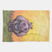 カバのギフト及び付属品 キッチンタオル (横)