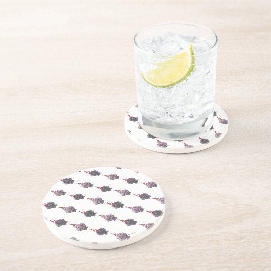 カバのクリスマス コースター (側面)