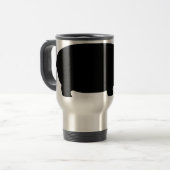 カバのシルエット トラベルマグ (正面左)