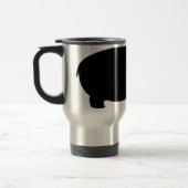 カバのシルエット トラベルマグ (左)