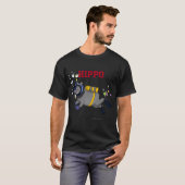 カバのスクーバダイバー Tシャツ (正面フル)