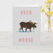 カバのバレンタインカード カード (黄色い花)