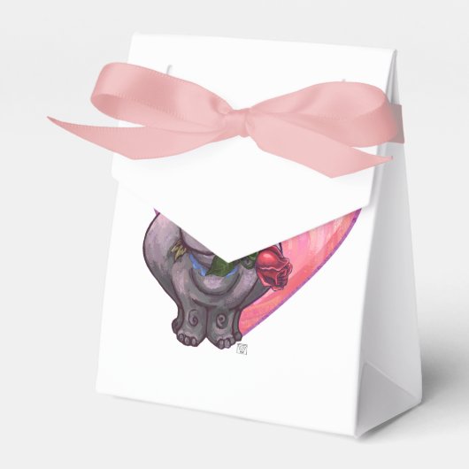 カバのバレンタインデー フェイバーボックス (正面サイド)