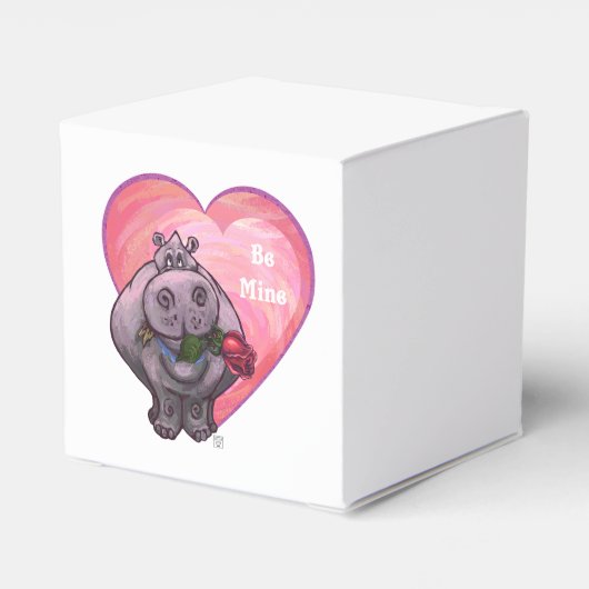 カバのバレンタインデー フェイバーボックス (裏面サイド)