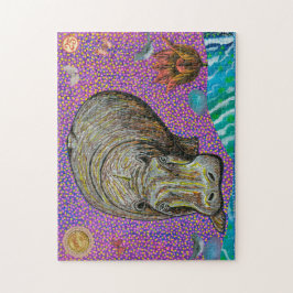 カバのパズル ジグソーパズル