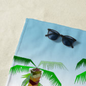 カバのビーチタオル ビーチタオル (インサイチュ)