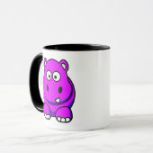 カバのピンク マグカップ (正面左)