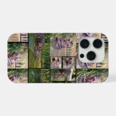 カバのフォトコラージュ、 iPhoneケース (裏面横)