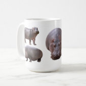 カバのマグカップ コーヒーマグカップ (正面左)