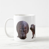 カバのマグカップ 2 コーヒーマグカップ (左)