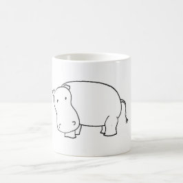 カバのマグ コーヒーマグカップ