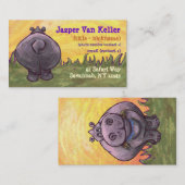 カバの名刺 名刺 (正面/裏面)