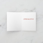 カバの折りたたみ式ホリデーカード シーズンカード (内部)