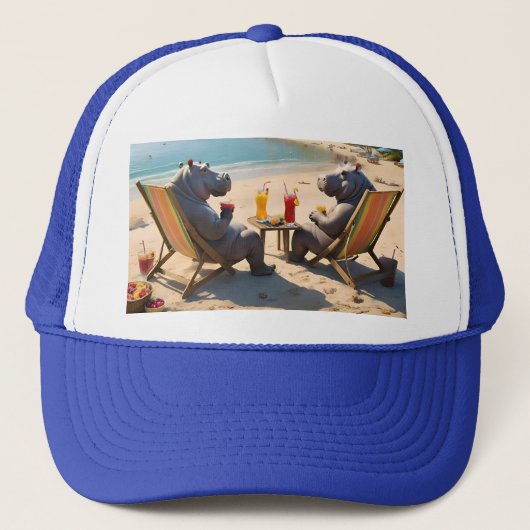 カバの時間：ビーチサイドカクテルと楽しい時間、 キャップ (正面)