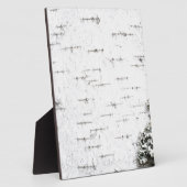 カバの樹皮 フォトプラーク (側面)