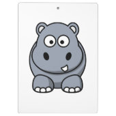 カバの漫画の芸術 クリップボード (裏面)