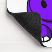 カバの紫色 マウスパッド (コーナー)