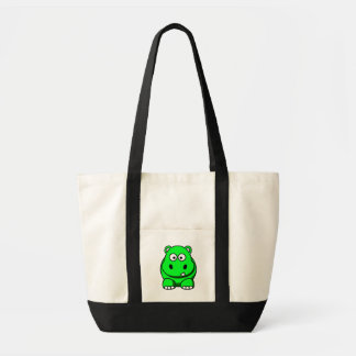カバの緑 トートバッグ
