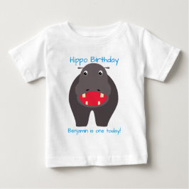 カバの誕生日を！ ベビーTシャツ