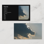 カバの雲の名刺 名刺 (正面/裏面)
