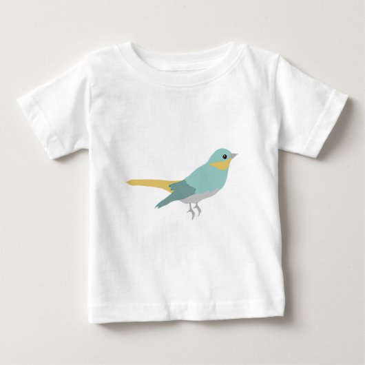 カバの鳥 ベビーTシャツ (正面)