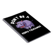 カバはHippoTwatamusカバおもしろいポではない ノートブック (右側)