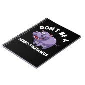 カバはHippoTwatamusカバおもしろいポではない ノートブック (左側)