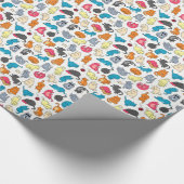 カバクールスター猫ギフトラップ ラッピングペーパー (角)