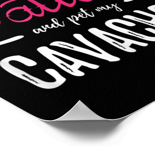 カバコンドッグ恋人タトゥーおもしろい犬マママギフトアイディア ポスター (角)