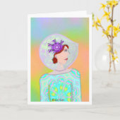 カバシオンリーマリークリエイティブデザイン カード (黄色い花)