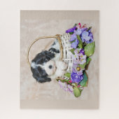 カバチョンパピーinバスケットパズル ジグソーパズル (縦)