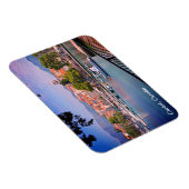 カバットザタウンホリディポストカードのクロアビュー マグネット (右側)