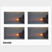 カバットークロアビューオブサンセットホリデイ 長方形シール (シート)