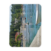 カバット、クロアチアビューオブザウォーターホリデー マグネット (縦)