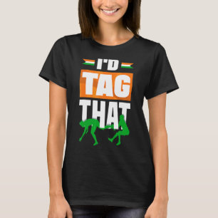 カバディインディアンスポーツI'dラベルthat Tシャツ